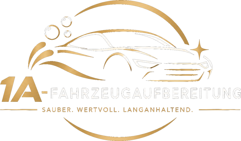 1A Fahrzeugaufbereitung Logo – Sauber. Wertvoll. Langanhaltend.